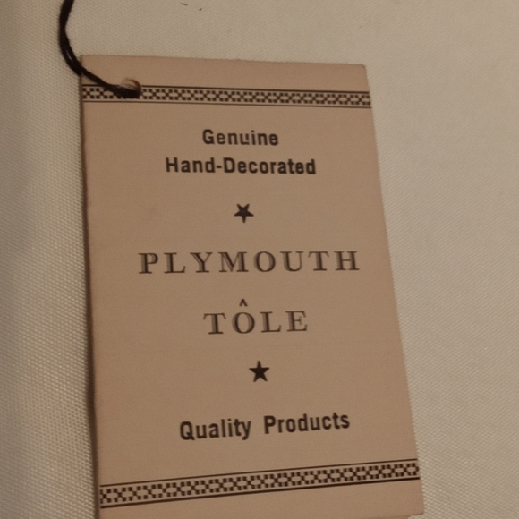 TÔLE HAND PAINTED TRAY - Picture 3 of 8